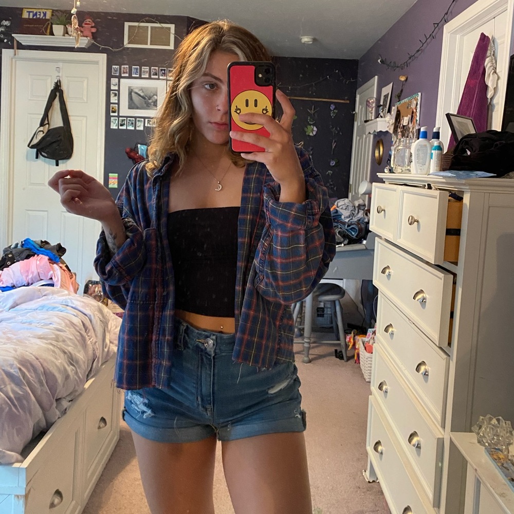 Cropped flannel